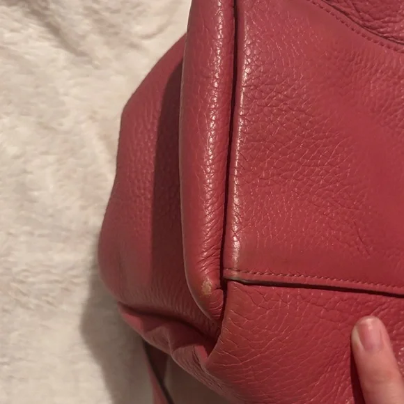 COACH 28966 Vintage Pink Pebbled Leather MIA Shoulder Satchel Hand Hobo Purse - Picture 4 of 13